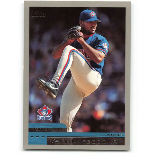 2000 Topps #336 Kelvim Escobar EX Excellent Toronto Blue Jays Baseball Card