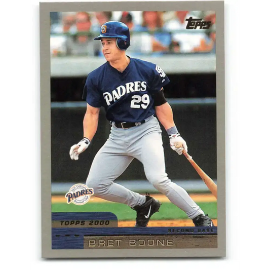 2000 Topps #337 Bret Boone EX Excellent San Diego Padres Baseball Card - Baseball Card Single