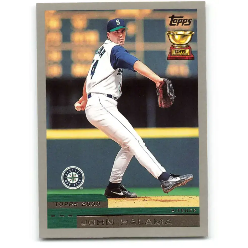 2000 Topps #343 John Halama EX Excellent Seattle Mariners Baseball Card