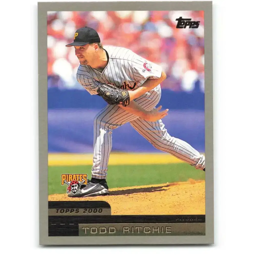 2000 Topps #344 Todd Ritchie EX Excellent Pittsburgh Pirates Baseball Card - Baseball Card Single