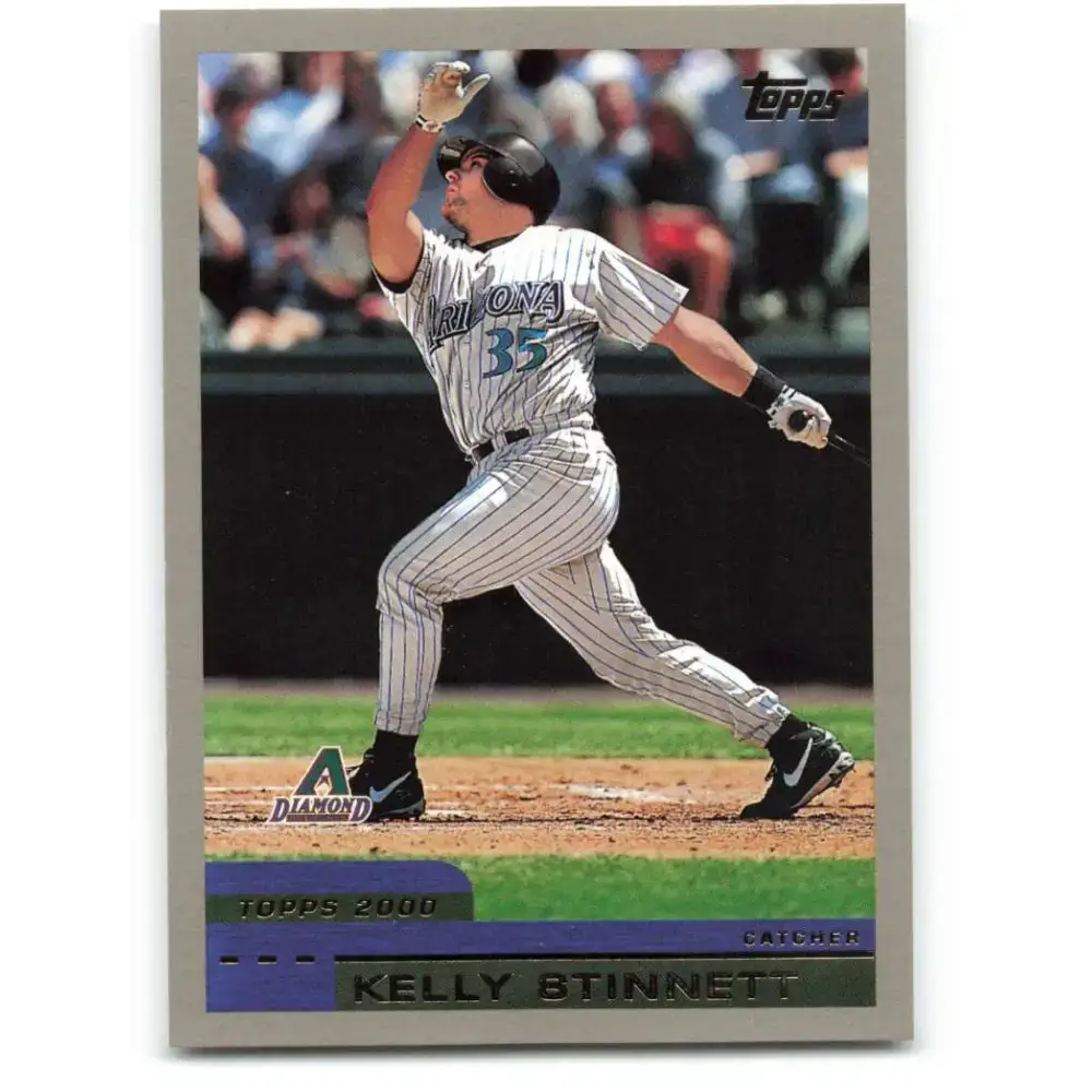 2000 Topps #347 Kelly Stinnett EX Excellent Arizona Diamondbacks Baseball Card - Baseball Card Single