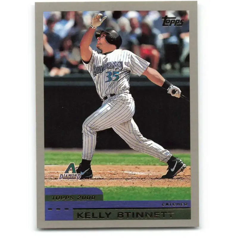 2000 Topps #347 Kelly Stinnett EX Excellent Arizona Diamondbacks Baseball Card - Baseball Card Single