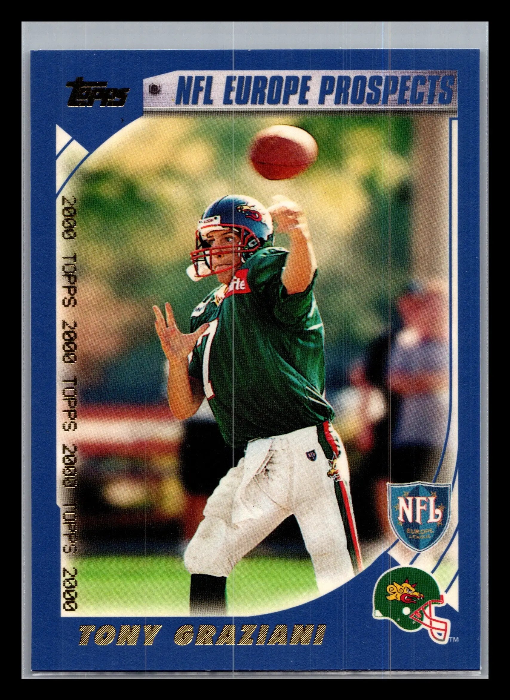 2000 Topps #349 Tony Graziani Barcelona Dragons - Football Card Single