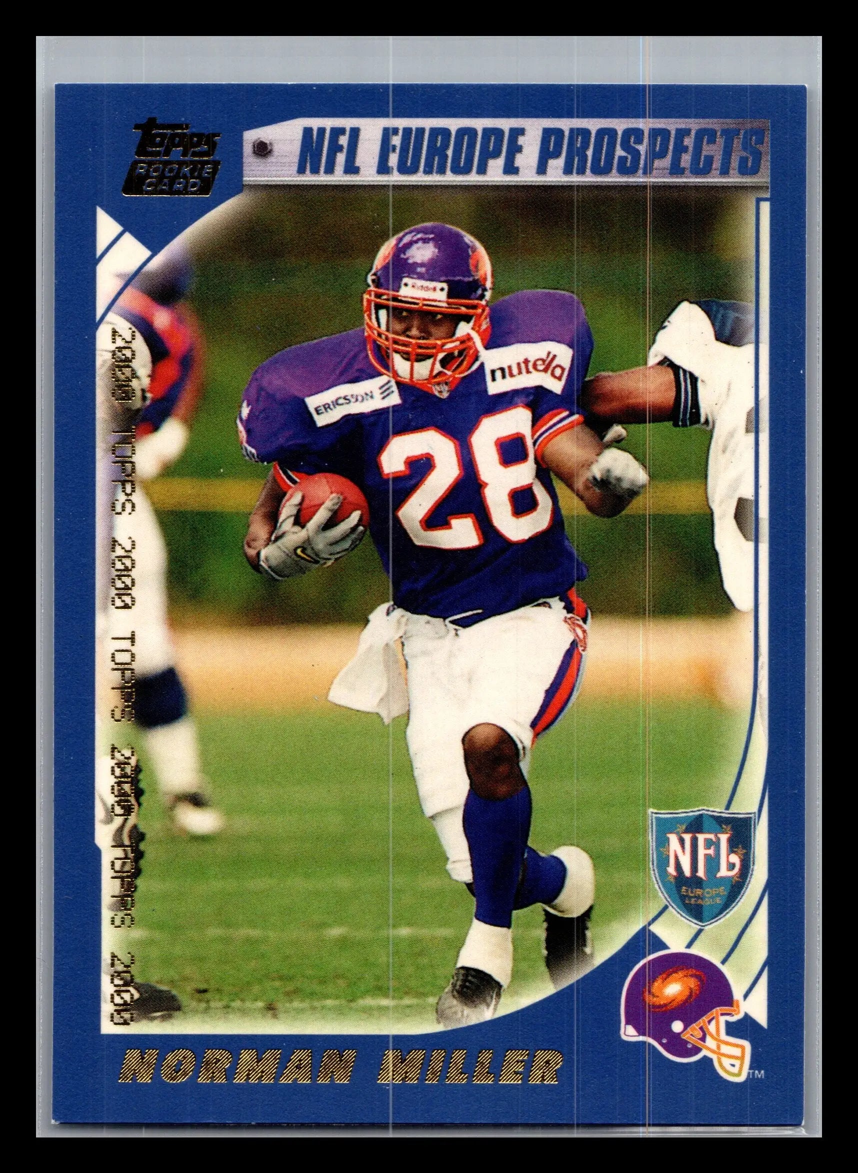 2000 Topps #350 Norman Miller Frankfurt Galaxy Rookie - Football Card Single