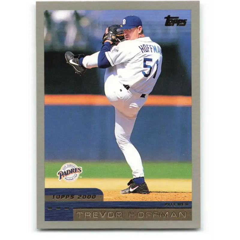 2000 Topps #355 Trevor Hoffman EX Excellent San Diego Padres Baseball Card - Baseball Card Single