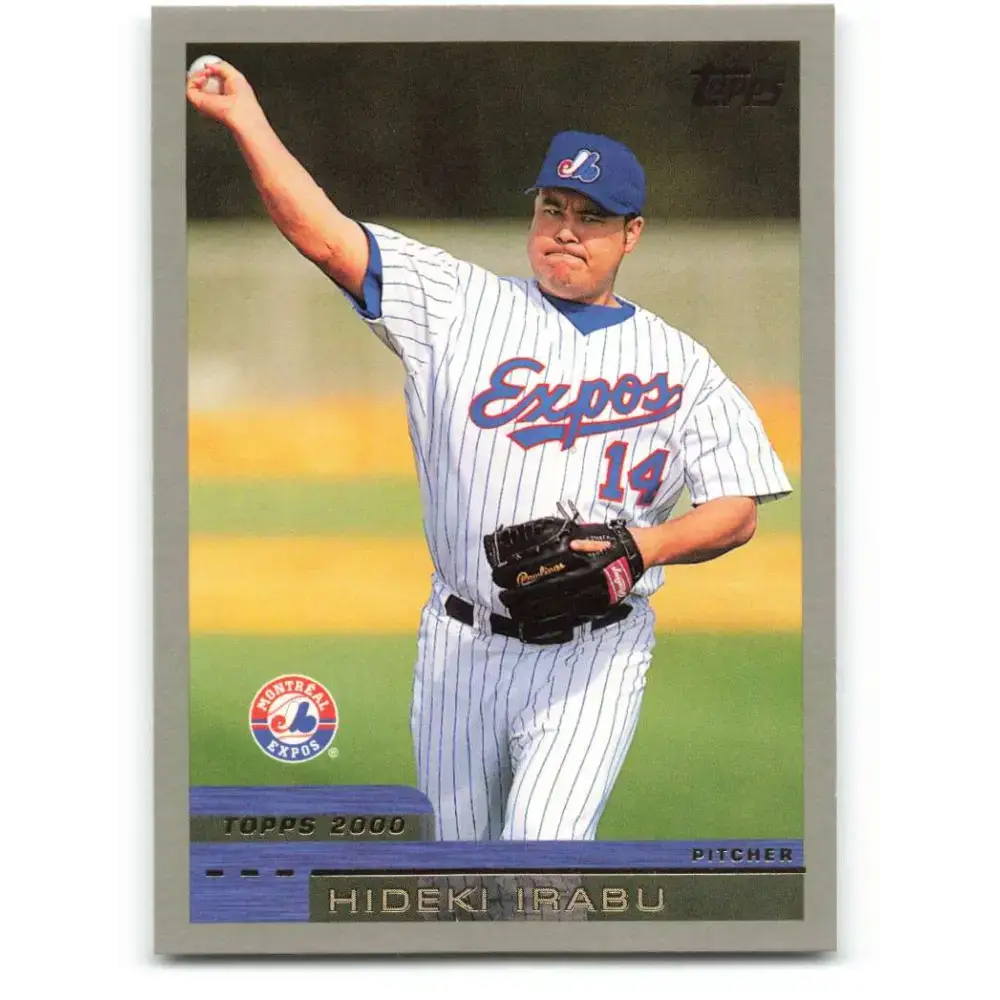 2000 Topps #359 Hideki Irabu EX Excellent Montreal Expos Baseball Card - Baseball Card Single