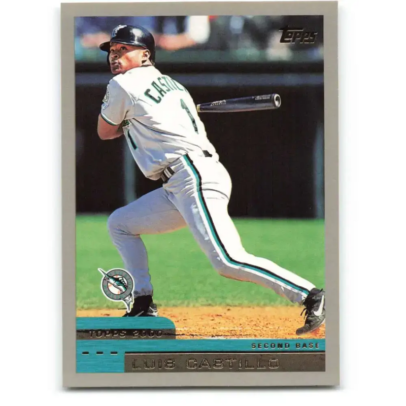 2000 Topps #36 Luis Castillo EX Excellent Florida Marlins Baseball Card - Baseball Card Single