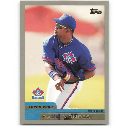 2000 Topps #364 Raul Mondesi EX Excellent Toronto Blue Jays Baseball Card