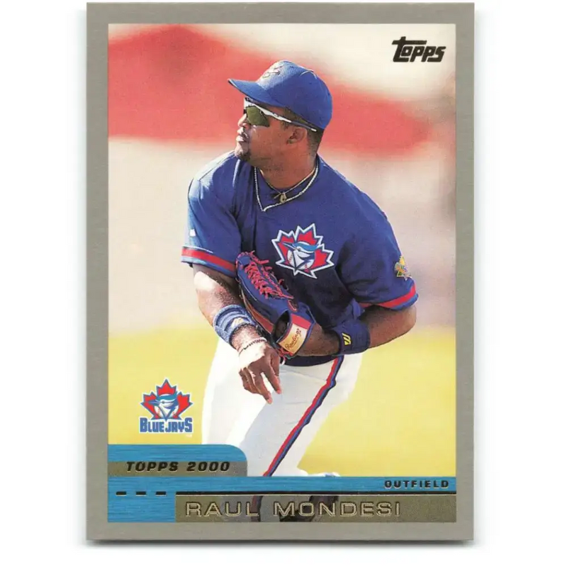 2000 Topps #364 Raul Mondesi EX Excellent Toronto Blue Jays Baseball Card - Baseball Card Single