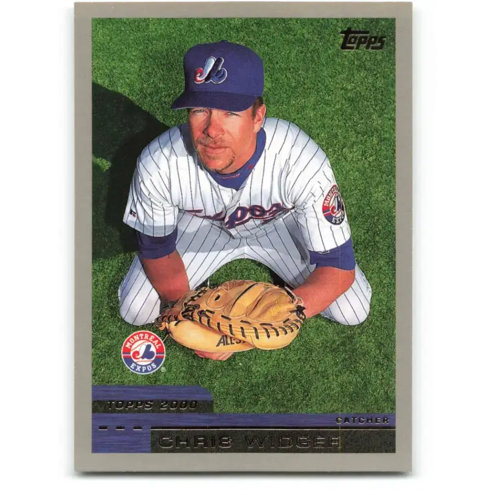 2000 Topps #367 Chris Widger EX Excellent Montreal Expos Baseball Card - Baseball Card Single