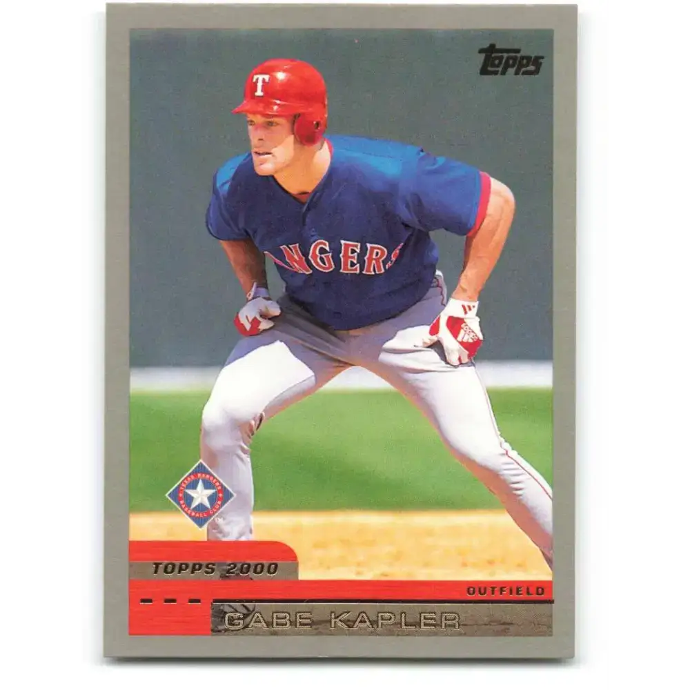 2000 Topps #368 Gabe Kapler EX Excellent Texas Rangers Baseball Card - Baseball Card Single