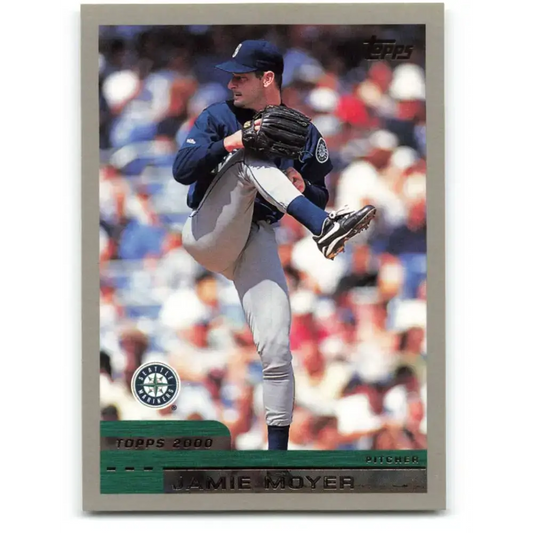 2000 Topps #379 Jamie Moyer EX Excellent Seattle Mariners Baseball Card