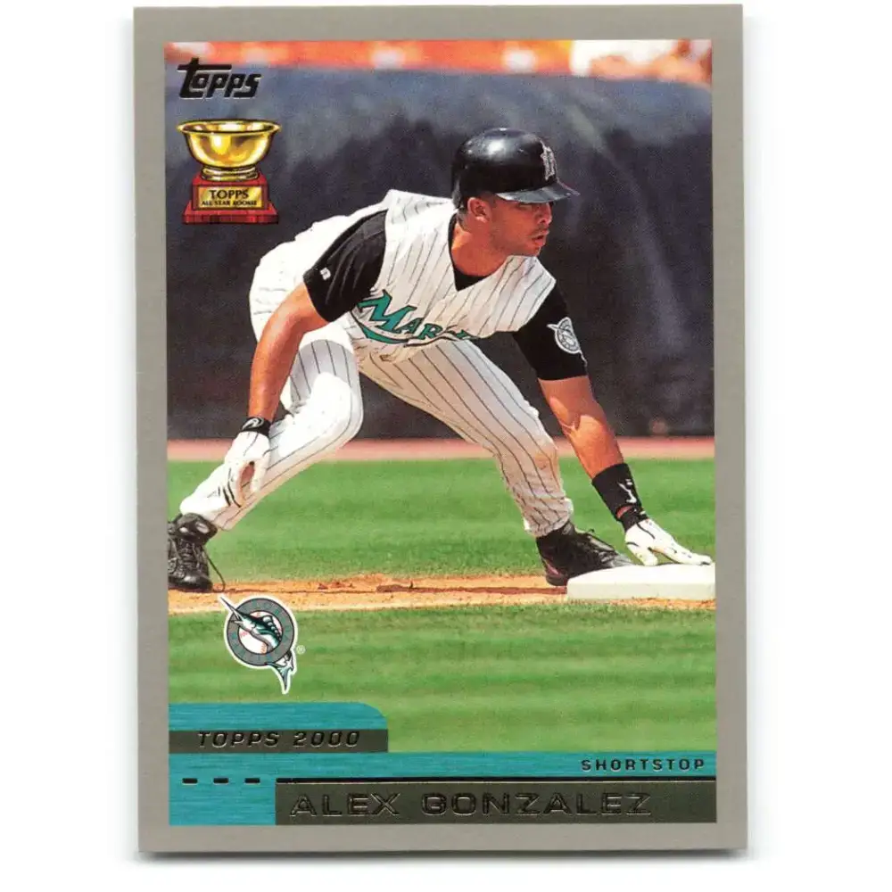 2000 Topps #380 Alex Gonzalez EX Excellent Florida Marlins Baseball Card - Baseball Card Single