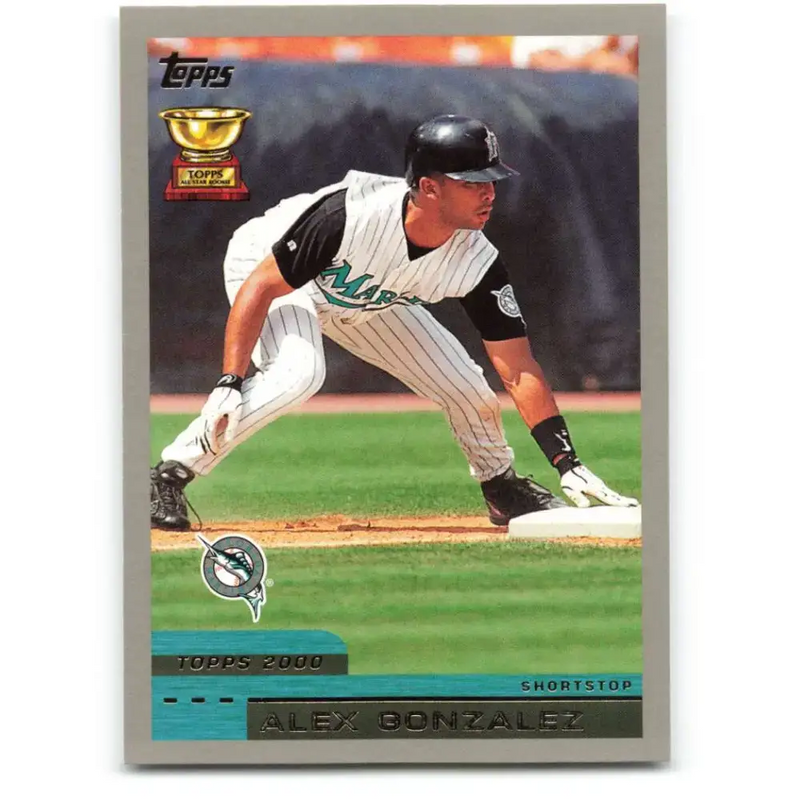 2000 Topps #380 Alex Gonzalez EX Excellent Florida Marlins Baseball Card - Baseball Card Single