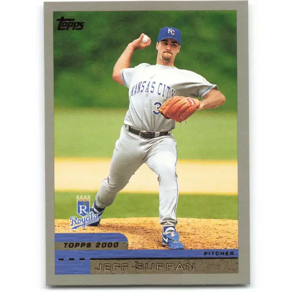 2000 Topps #383 Jeff Suppan EX Excellent Kansas City Royals Baseball Card - Baseball Card Single