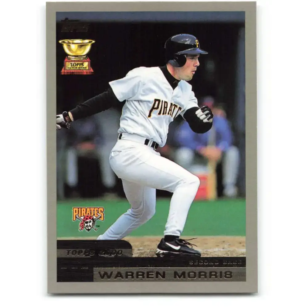 2000 Topps #39 Warren Morris EX Excellent Pittsburgh Pirates Baseball Card - Baseball Card Single