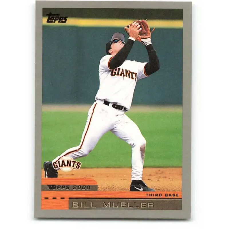 2000 Topps #391 Bill Mueller EX Excellent San Francisco Giants Baseball Card - Baseball Card Single
