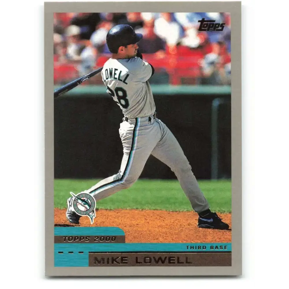 2000 Topps #392 Mike Lowell EX Excellent Florida Marlins Baseball Card - Baseball Card Single