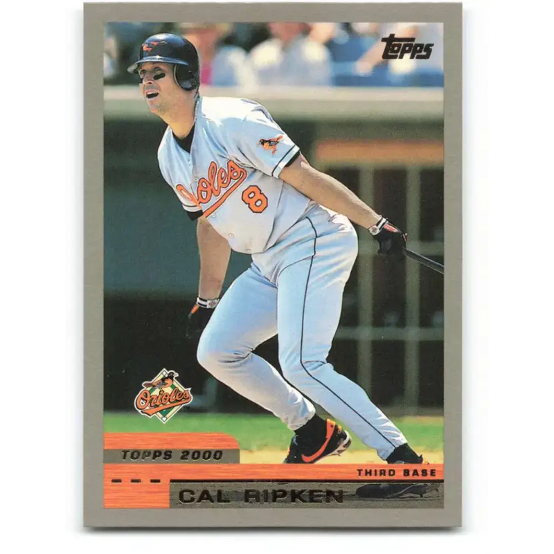 2000 Topps #4 Cal Ripken Jr. EX Excellent Baltimore Orioles Baseball Card - Baseball Card Single