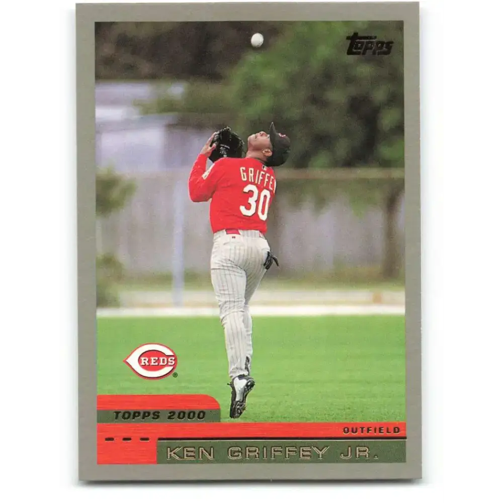2000 Topps #400 Ken Griffey Jr. EX Excellent Cincinnati Reds Baseball Card - Baseball Card Single