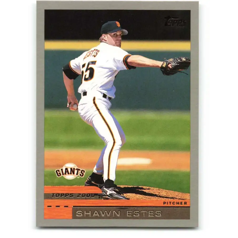 2000 Topps #403 Shawn Estes EX Excellent San Francisco Giants Baseball Card - Baseball Card Single