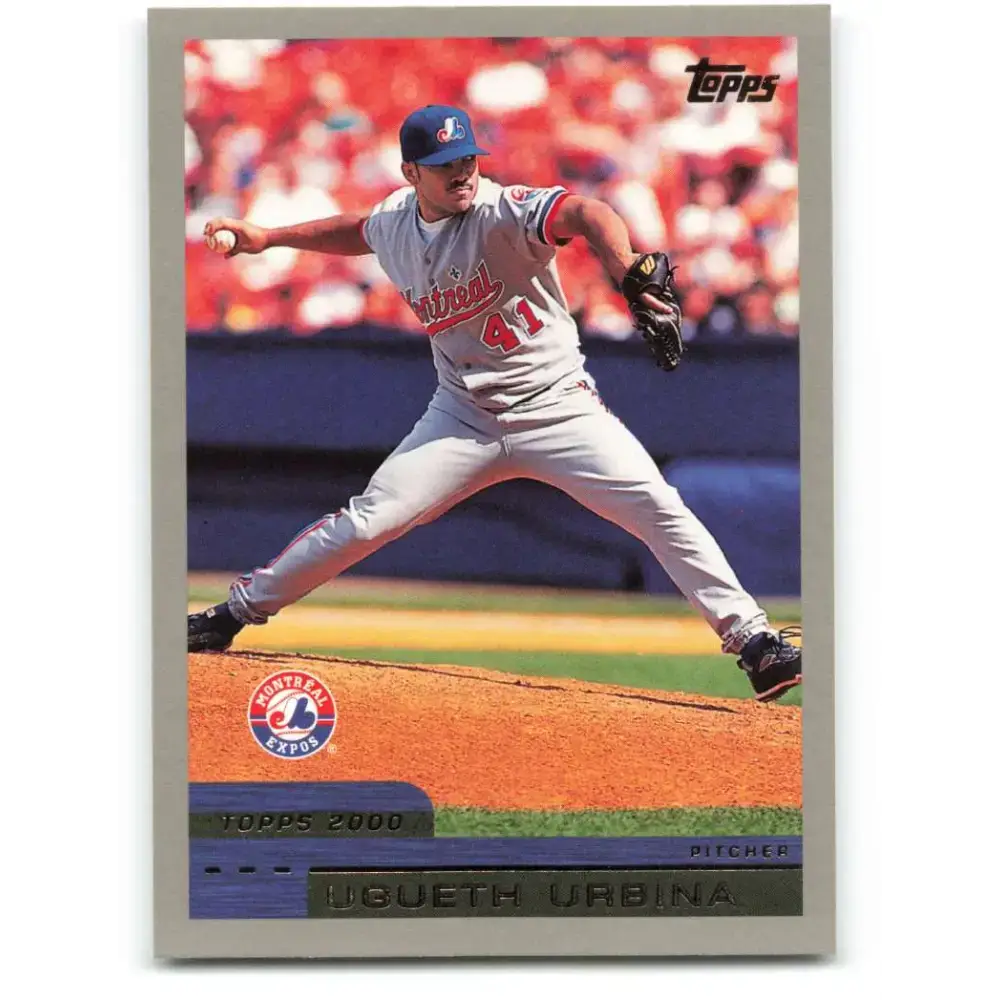 2000 Topps #404 Ugueth Urbina EX Excellent Montreal Expos Baseball Card - Baseball Card Single