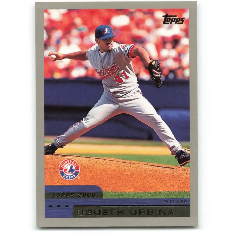 2000 Topps #404 Ugueth Urbina EX Excellent Montreal Expos Baseball Card - Baseball Card Single