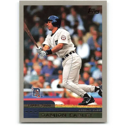 2000 Topps #418 Damion Easley EX Excellent Detroit Tigers Baseball Card