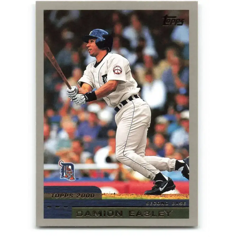 2000 Topps #418 Damion Easley EX Excellent Detroit Tigers Baseball Card - Baseball Card Single