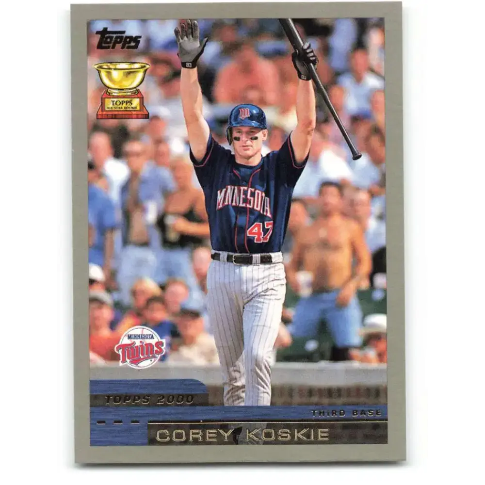 2000 Topps #420 Corey Koskie EX Excellent Minnesota Twins Baseball Card - Baseball Card Single