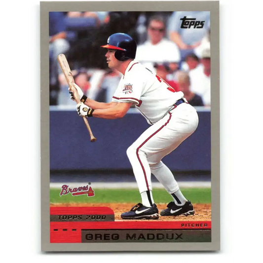 2000 Topps #425 Greg Maddux EX Excellent Atlanta Braves Baseball Card