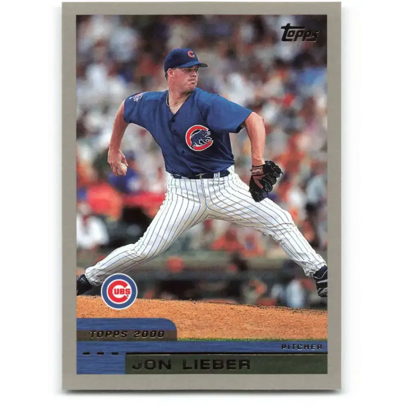 2000 Topps #427 Jon Lieber EX Excellent Chicago Cubs Baseball Card - Baseball Card Single