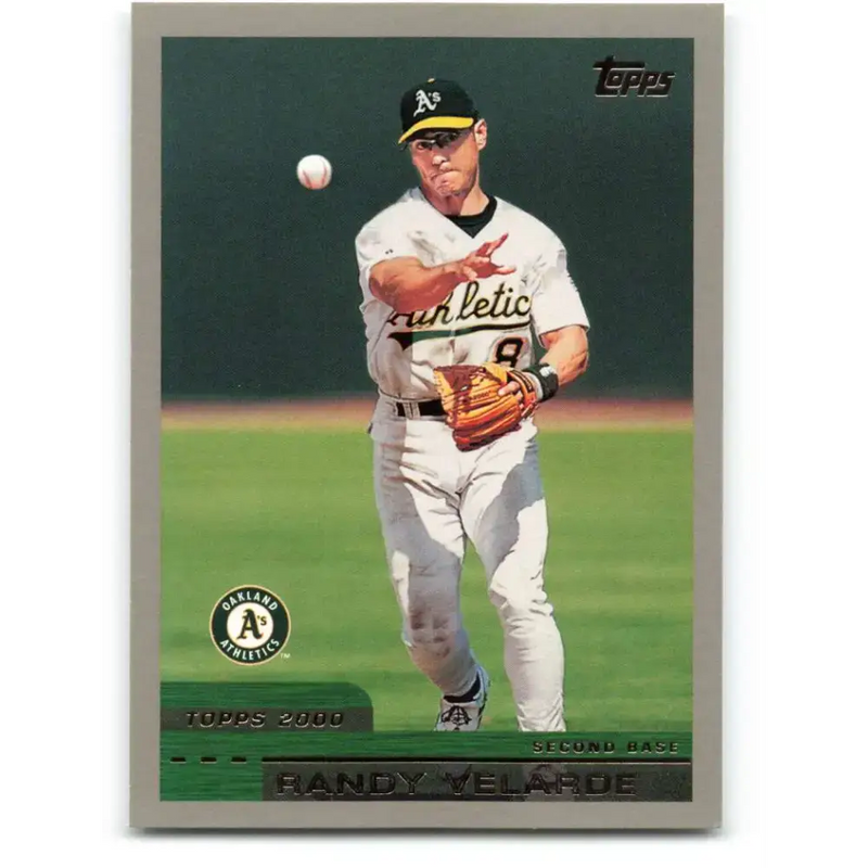 2000 Topps #429 Randy Velarde EX Excellent Oakland Athletics Baseball Card - Baseball Card Single
