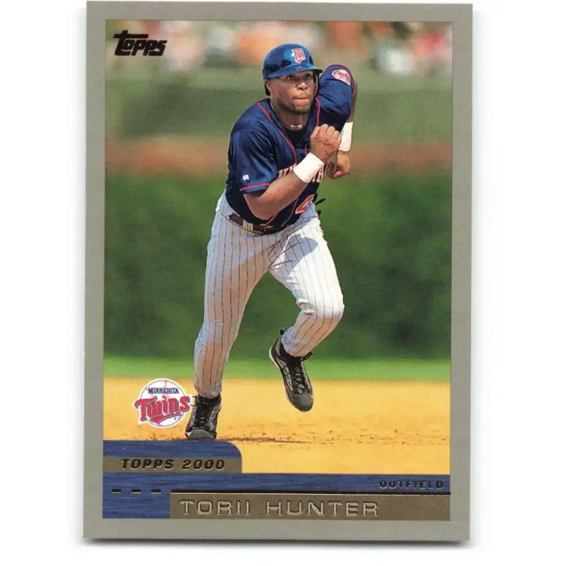 2000 Topps #431 Torii Hunter EX Excellent Minnesota Twins Baseball Card - Baseball Card Single