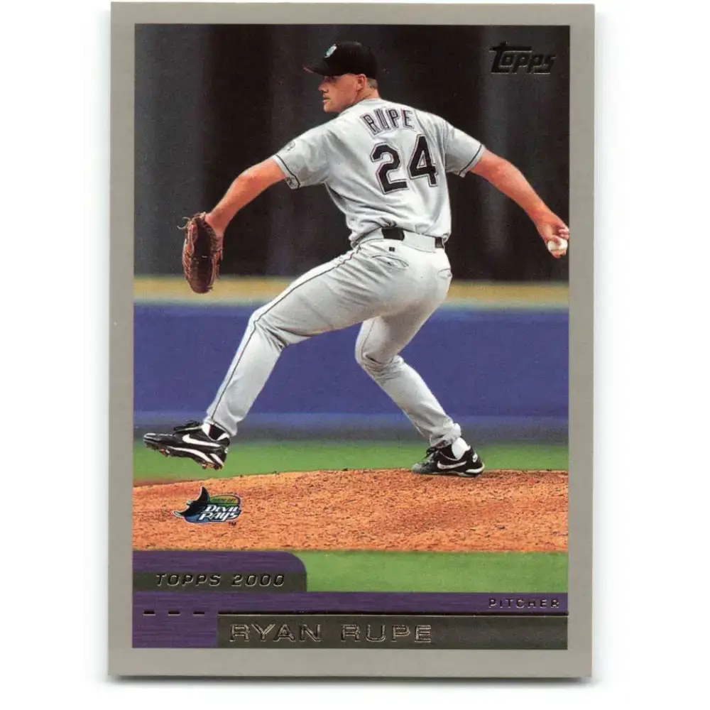 2000 Topps #432 Ryan Rupe EX Excellent Tampa Bay Devil Rays Baseball Card - Baseball Card Single