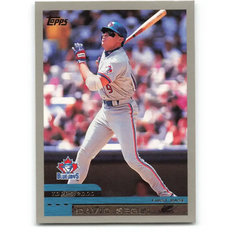 2000 Topps #433 David Segui EX Excellent Toronto Blue Jays Baseball Card - Baseball Card Single