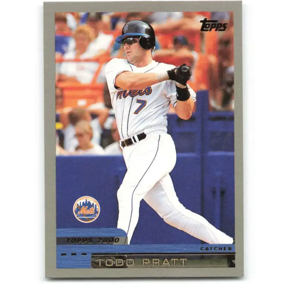 2000 Topps #434 Todd Pratt EX Excellent New York Mets Baseball Card - Baseball Card Single