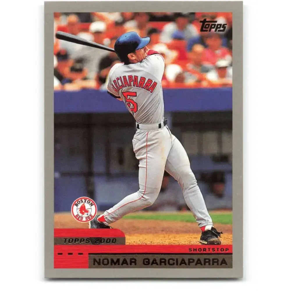 2000 Topps #435 Nomar Garciaparra EX Excellent Boston Red Sox Baseball Card - Baseball Card Single