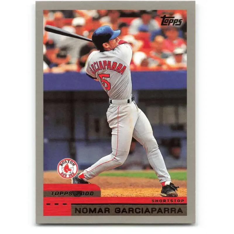 2000 Topps #435 Nomar Garciaparra EX Excellent Boston Red Sox Baseball Card - Baseball Card Single