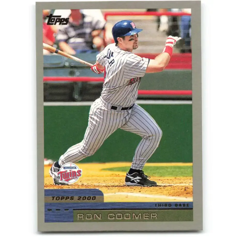2000 Topps #437 Ron Coomer EX Excellent Minnesota Twins Baseball Card - Baseball Card Single