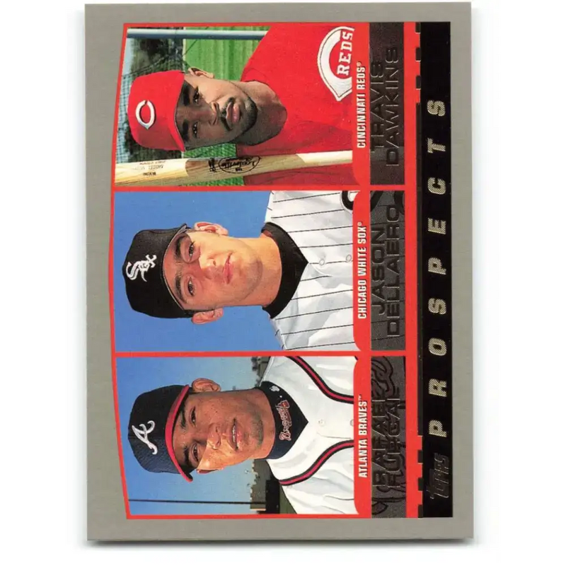 2000 Topps #442 Rafael Furcal/Jason Dellaero/Gookie Dawkins EX Excellent Atlanta Braves/Chicago White Sox/Cincinnati