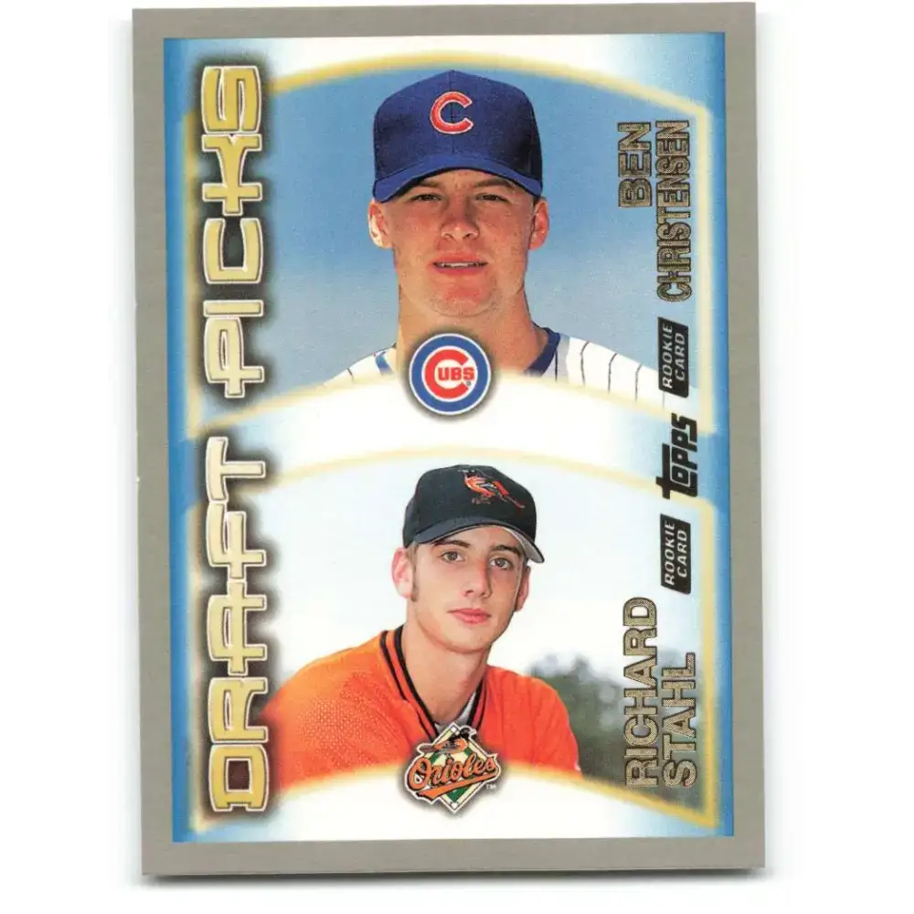 2000 Topps #450 Ben Christensen/Richard Stahl EX Excellent RC Rookie Chicago Cubs/Baltimore Orioles Baseball Card