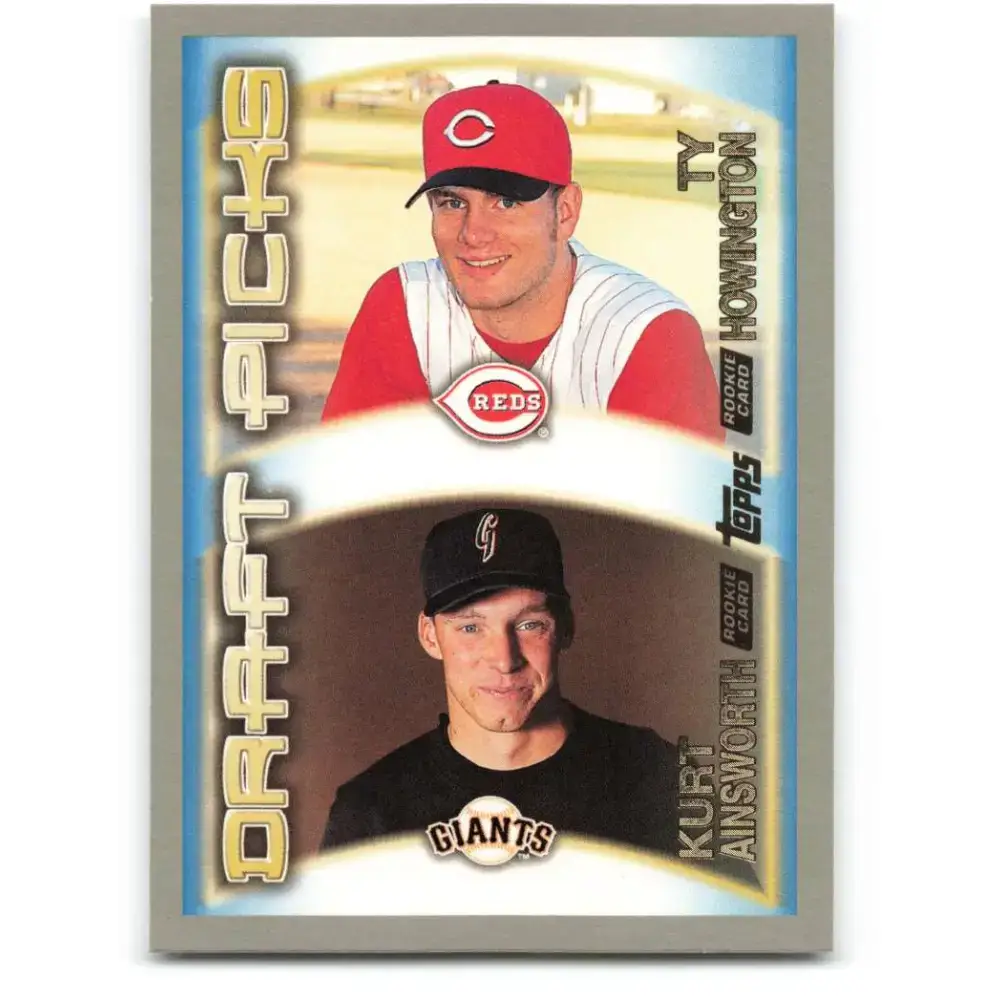 2000 Topps #452 Ty Howington/Kurt Ainsworth EX Excellent RC Rookie Cincinnati Reds/San Francisco Giants Baseball Card