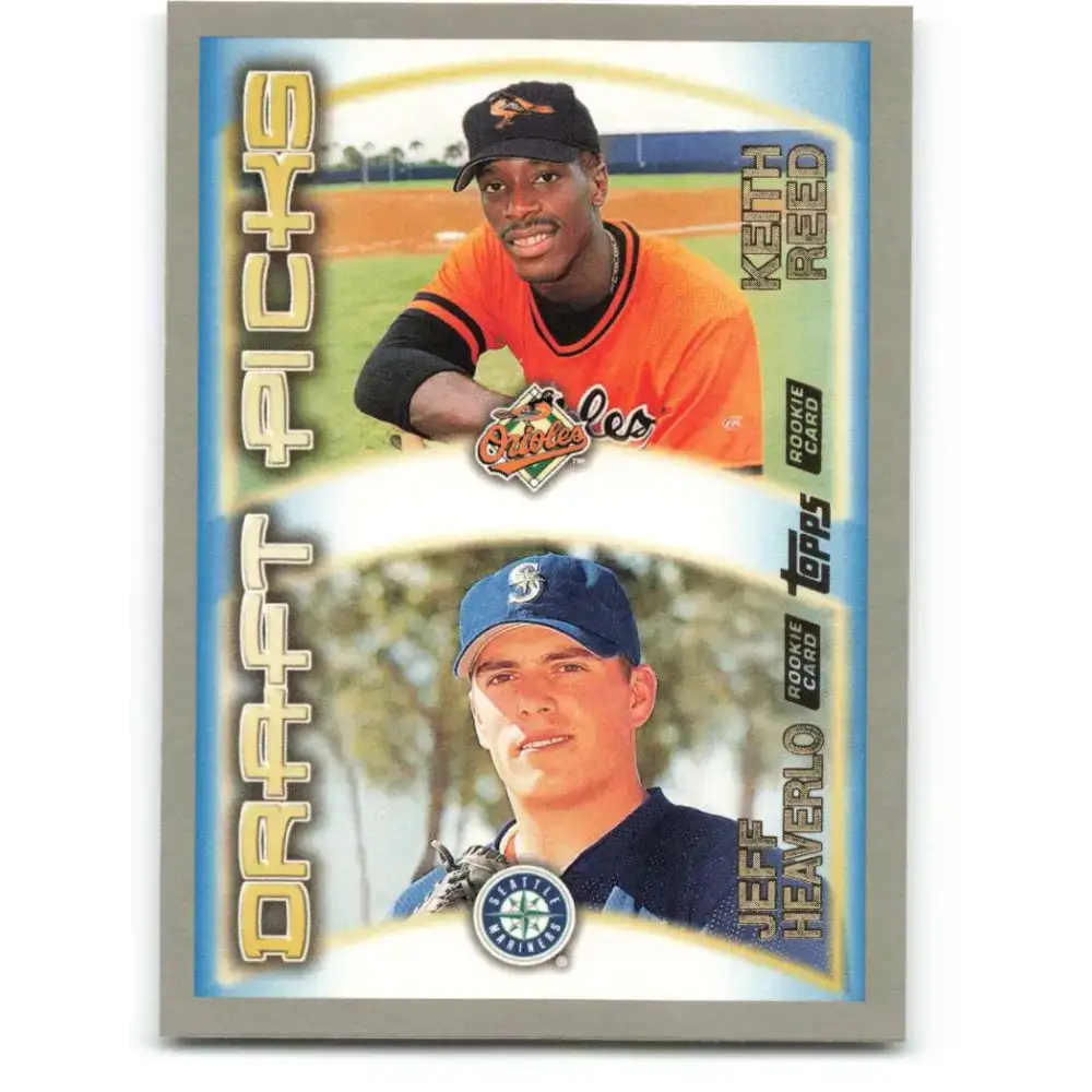 2000 Topps #454 Keith Reed/Jeff Heaverlo EX Excellent RC Rookie Seattle Mariners/Baltimore Orioles Baseball Card