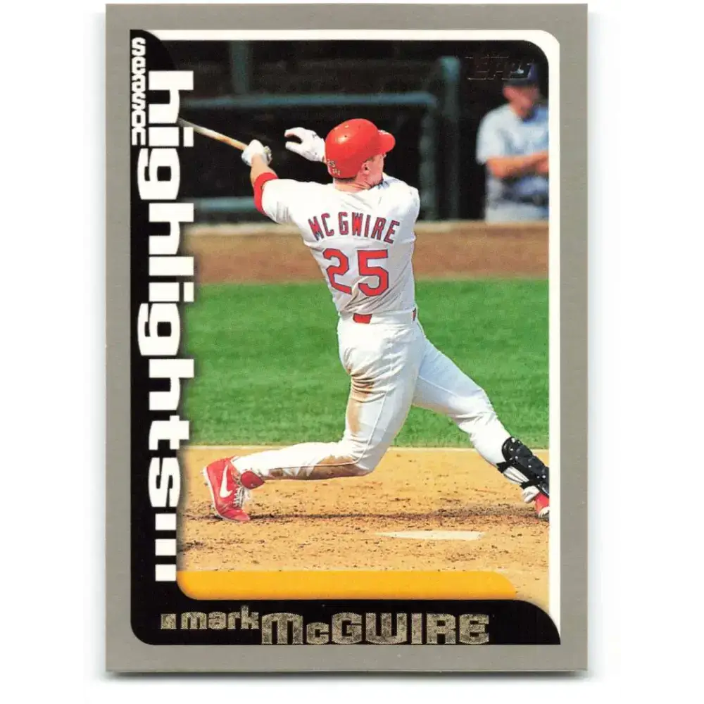 2000 Topps #456 Mark McGwire EX Excellent St. Louis Cardinals Baseball Card - Baseball Card Single