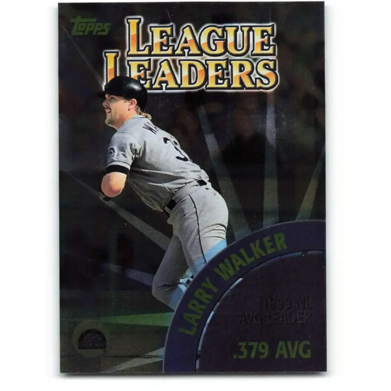 2000 Topps #461 Larry Walker/Nomar Garciaparra EX Excellent Colorado Rockies/Boston Red Sox Baseball Card