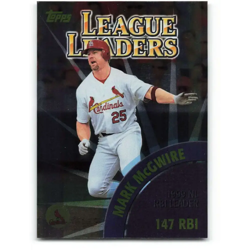 2000 Topps #463 Mark McGwire/Manny Ramirez EX Excellent St. Louis Cardinals/Cleveland Indians Baseball Card - Baseball