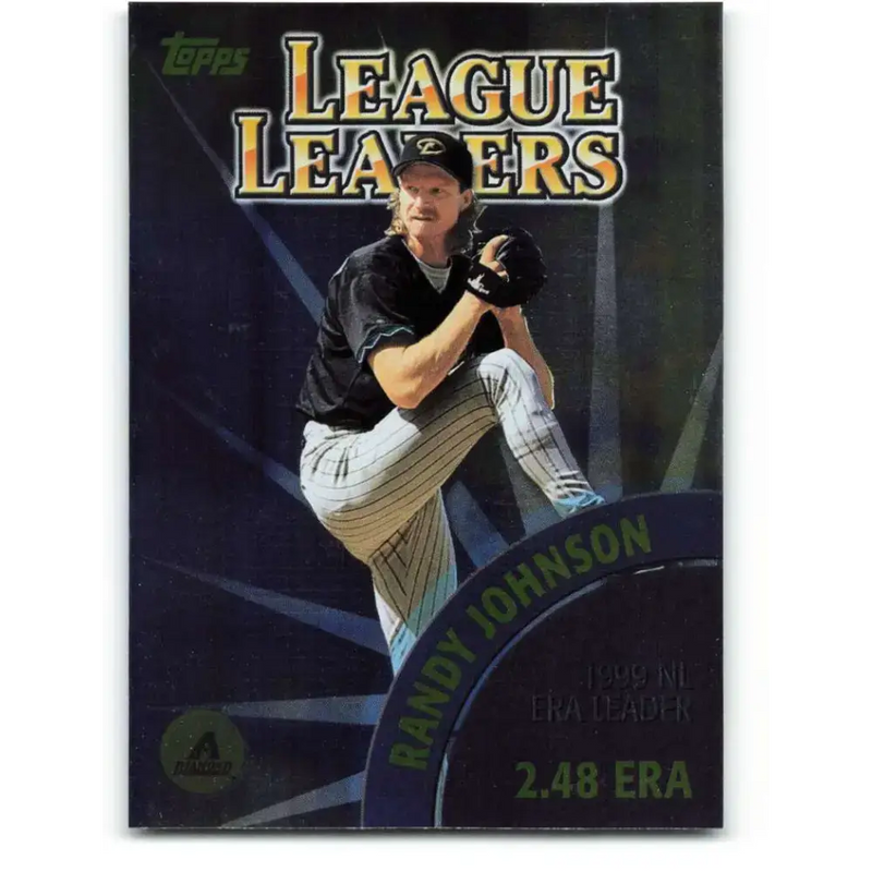 2000 Topps #464 Randy Johnson/Pedro Martinez EX Excellent Boston Red Sox/Arizona Diamondbacks Baseball Card - Baseball