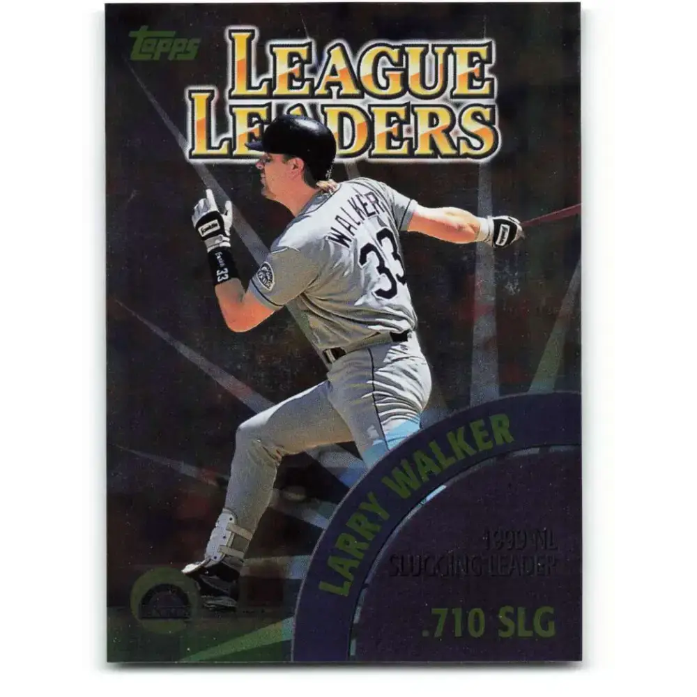 2000 Topps #467 Larry Walker/Manny Ramirez EX Excellent Colorado Rockies/Cleveland Indians Baseball Card - Baseball
