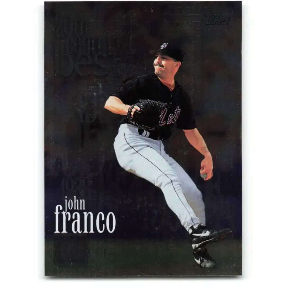 2000 Topps #473 John Franco EX Excellent New York Mets Baseball Card - Baseball Card Single